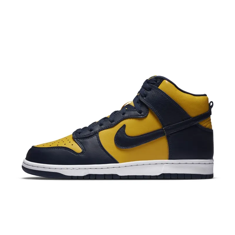 Nike Dunk High Michigan (2020) Varsity Maize/Midnight Navy-Midnight Navy (CZ8149-700)