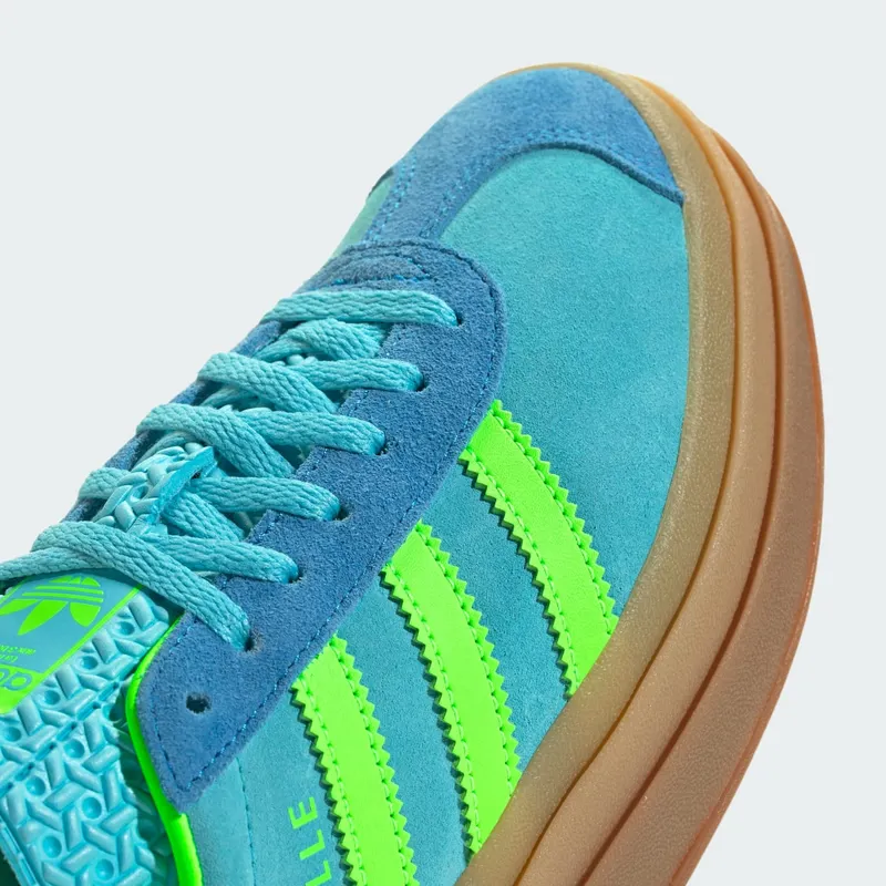 adidas Gazelle Bold Blue Glow Solar Green Bright Blue (JS3896)
