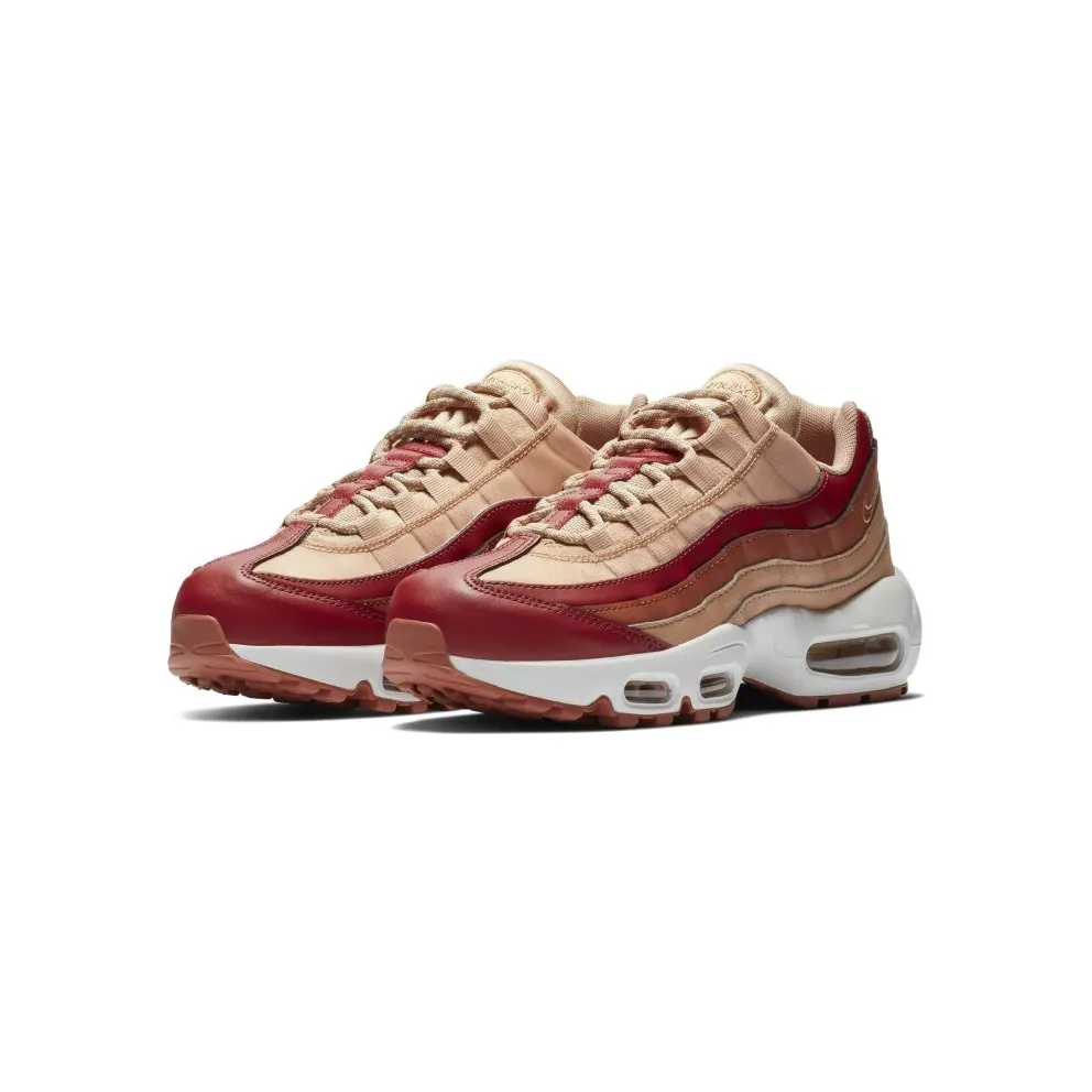 Nike Air Max 95 Team Crimson Dusty Peach (W) Team Crimson/Rose Gold-Summit White-Dusty Peach (307960-607)