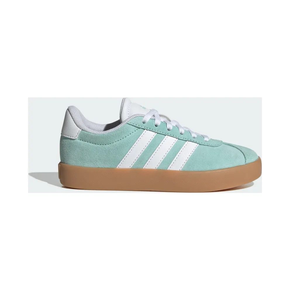 adidas VL Court 3.0 Kids Schuh Semi Flash Aqua F23 / Cloud White / Gum (IE6161)