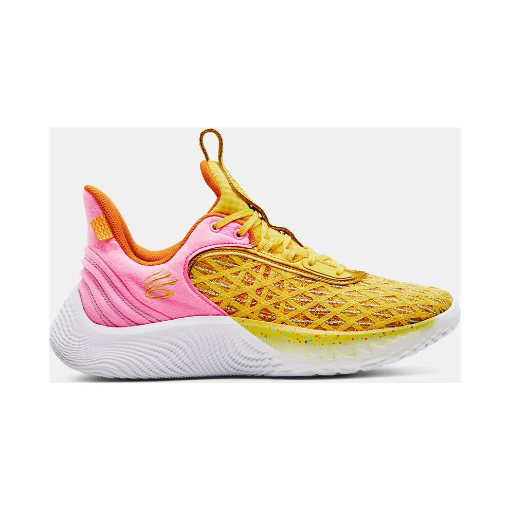 Under Armour Basketball Shoes Grade School Curry Flow 9 Yellow (3024249-702)