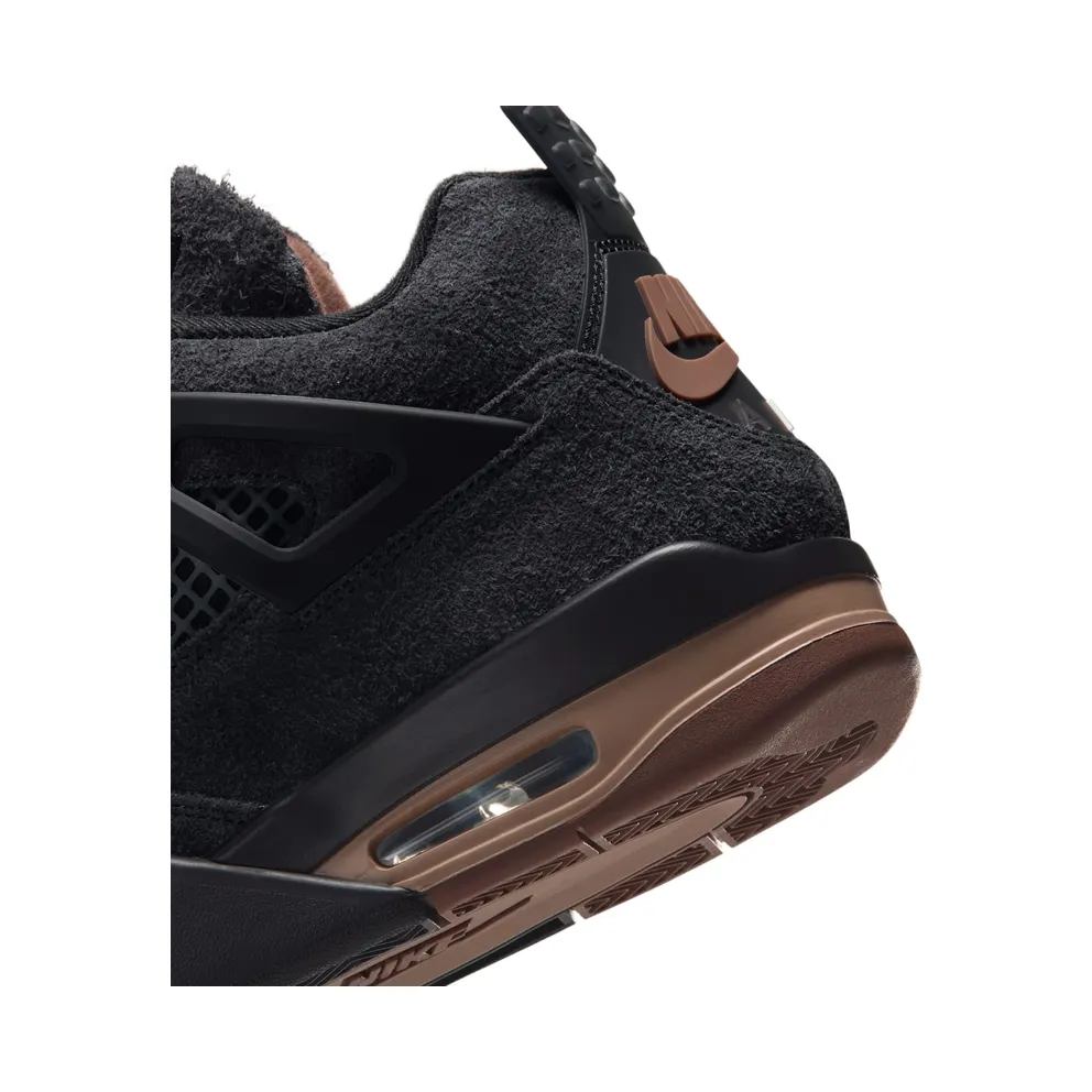 Air Jordan 4 – “Black / Red Bark-Dark Smoke Grey-Smoke Grey-Hemp” (IV6048-001)