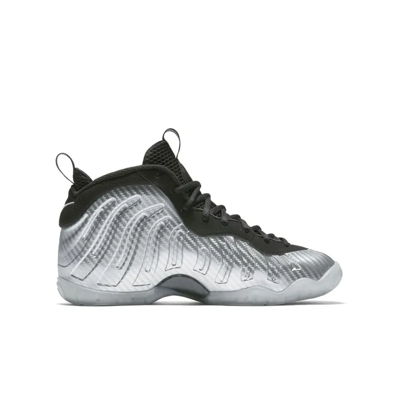 Nike Air Foamposite Pro Silver Surfer (GS) Metallic Silver/Metallic Silver-Black (644792-007)