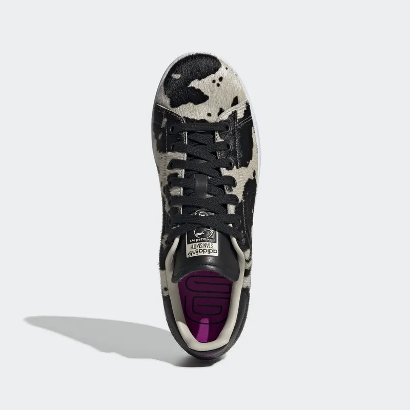 adidas  Stan Smith Cow Print (W) Core Black/Clear Brown/Vivid Pink (FV3087)