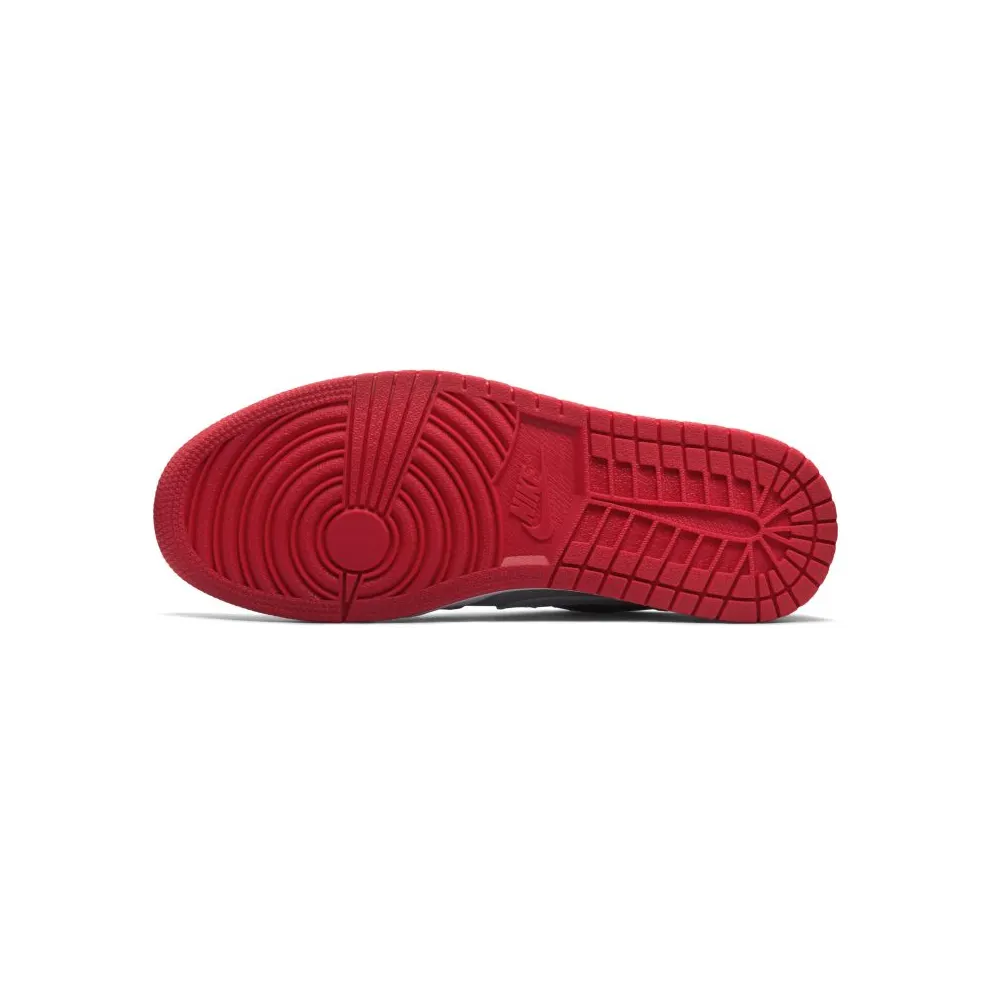 Jordan 1 Retro Low Hare (2015) Grey Mist/University Red-Poison Green (553558-021)