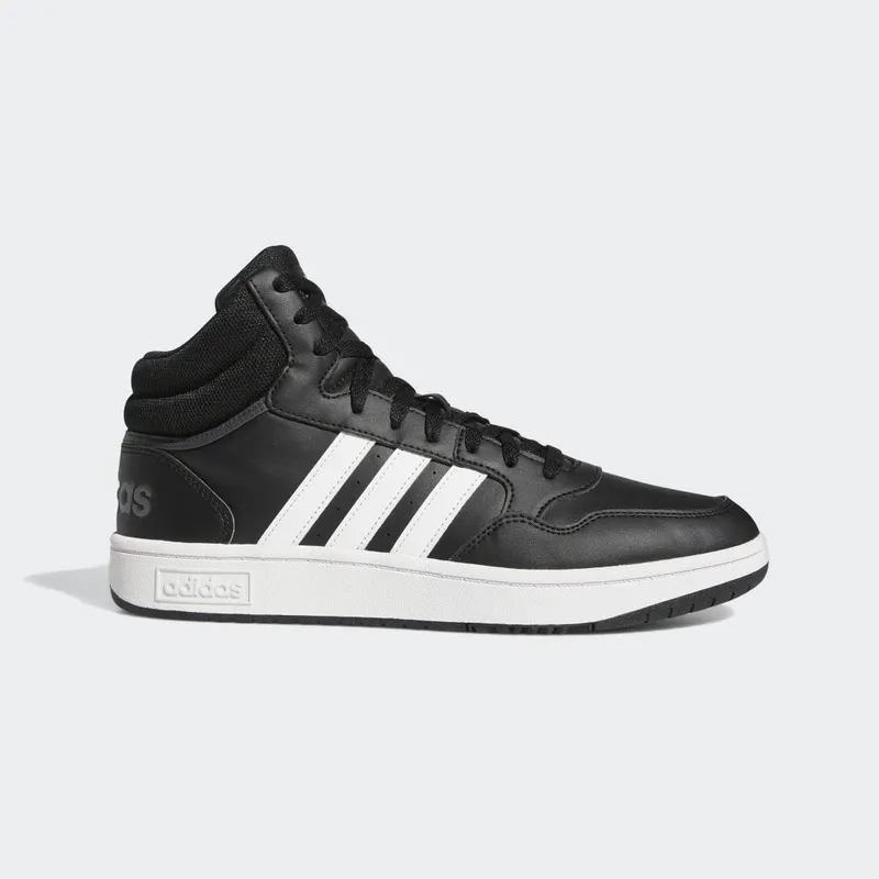 Adidas Hoops 3.0 Mid Classic Vintage Core Black / Cloud White / Grey Six (GW3020)