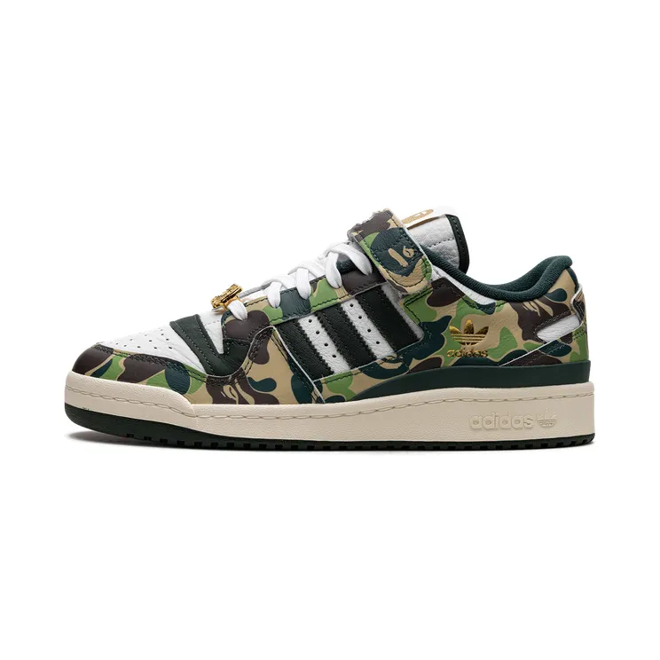 Adidas Forum 84 Low “Bape 30th Anniversary Green Camo” (ID4771)