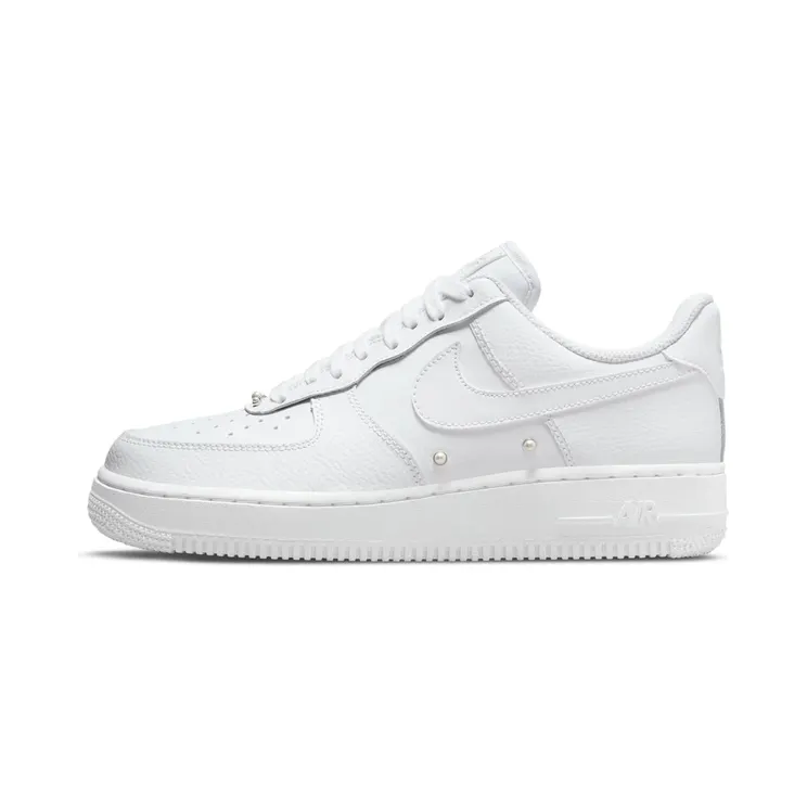 Nike Air Force 1 Low ’07 SE Pearl White (W) “White / Metallic Silver / Black” (DQ0231-100)