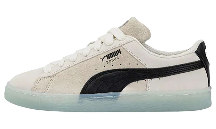 Puma Suede Classic Mist “White/Black/Light Blue” (399543-01)