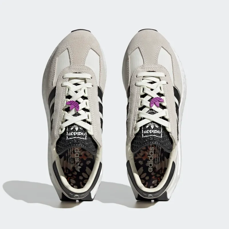 Adidas Retropy E5 Off White / Core Black / Shock Purple (HQ6886)