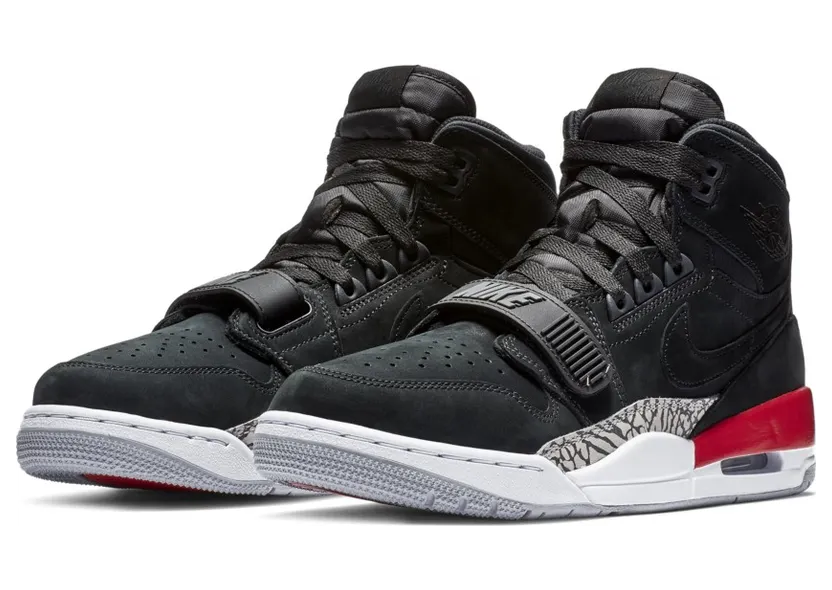 Jordan Legacy 312 Black Fire Red
