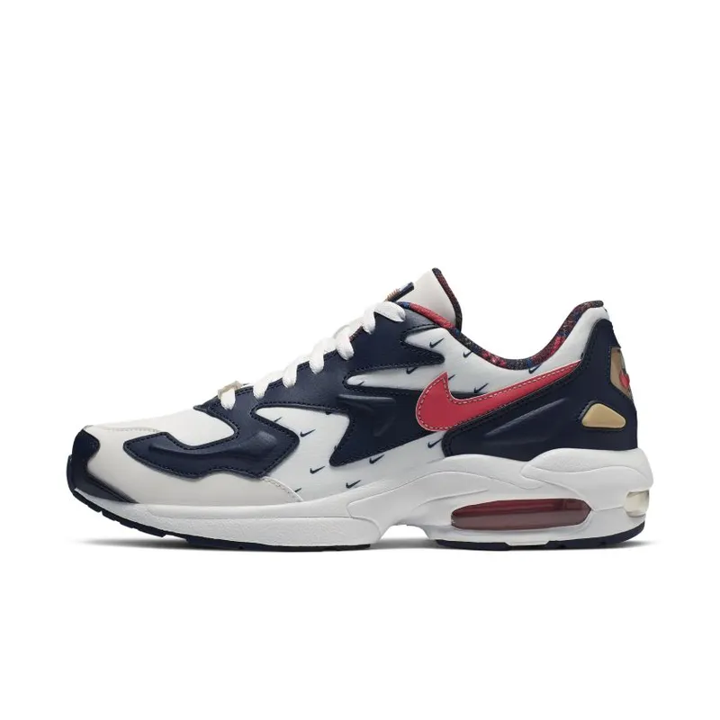Nike Air Max2 Light USA (2019) White/University Red-Metallic Gold-Midnight Navy (CK0848-100)