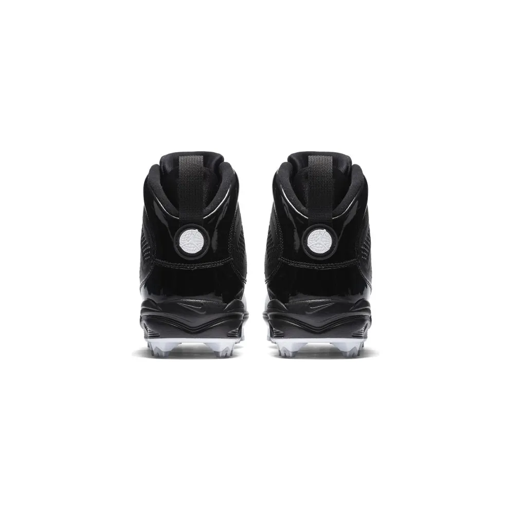 Jordan 9 Retro MCS Cleat RE2PECT Black Black/White-Metallic Silver-White (AA1264-011)