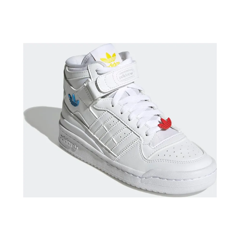 adidas Forum Mid Cloud White / Red / Bright Blue (GY9235)