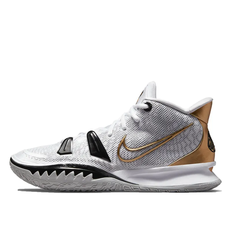 Nike Kyrie 7 White Black Gold (CQ9326-101)