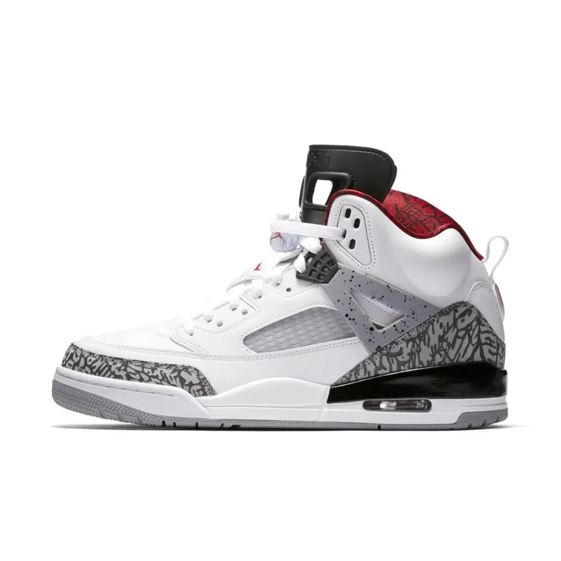 Jordan Spizike White Cement (2017) White/Varsity Red-Cement Grey-Black-Dark Grey (315371-122)