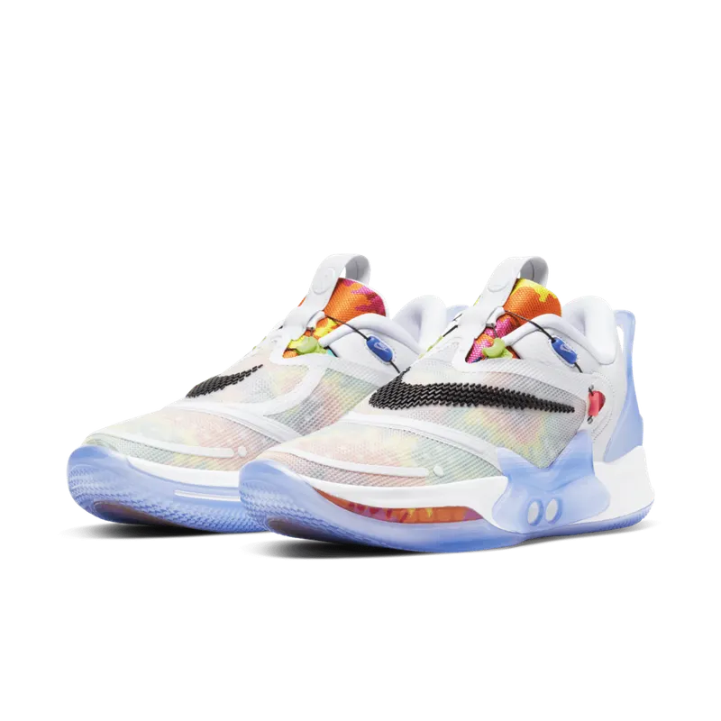 Nike Adapt BB 2.0 Tie Dye (US Charger) White/Black-Multi-Color (BQ5397-100)