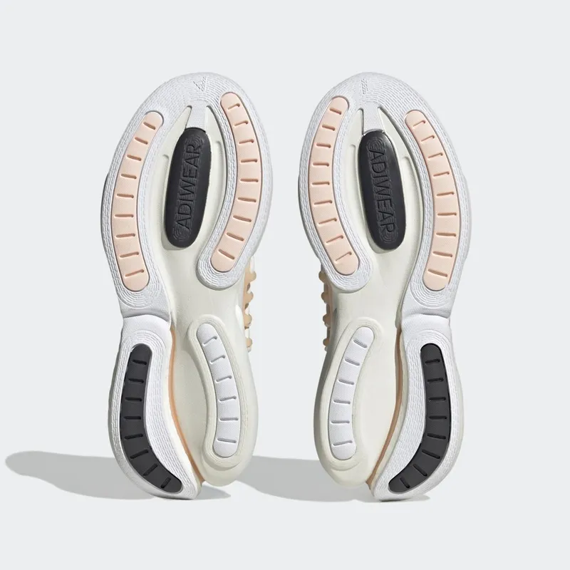 Adidas Alphaboost V1 Sustainable BOOST Lifestyle Running Cloud White / Wonder Quartz / Grey Five (HP6132)
