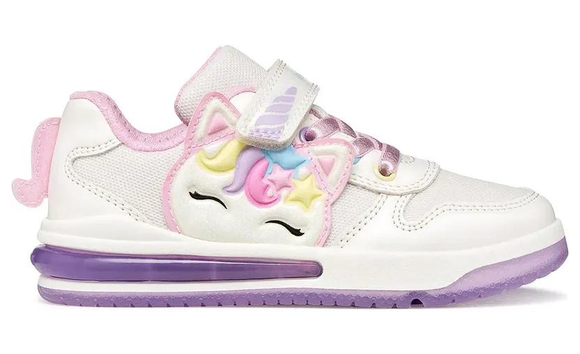 Geox sneaker Wit/Roze (J65NWB0EWBC-C0406)