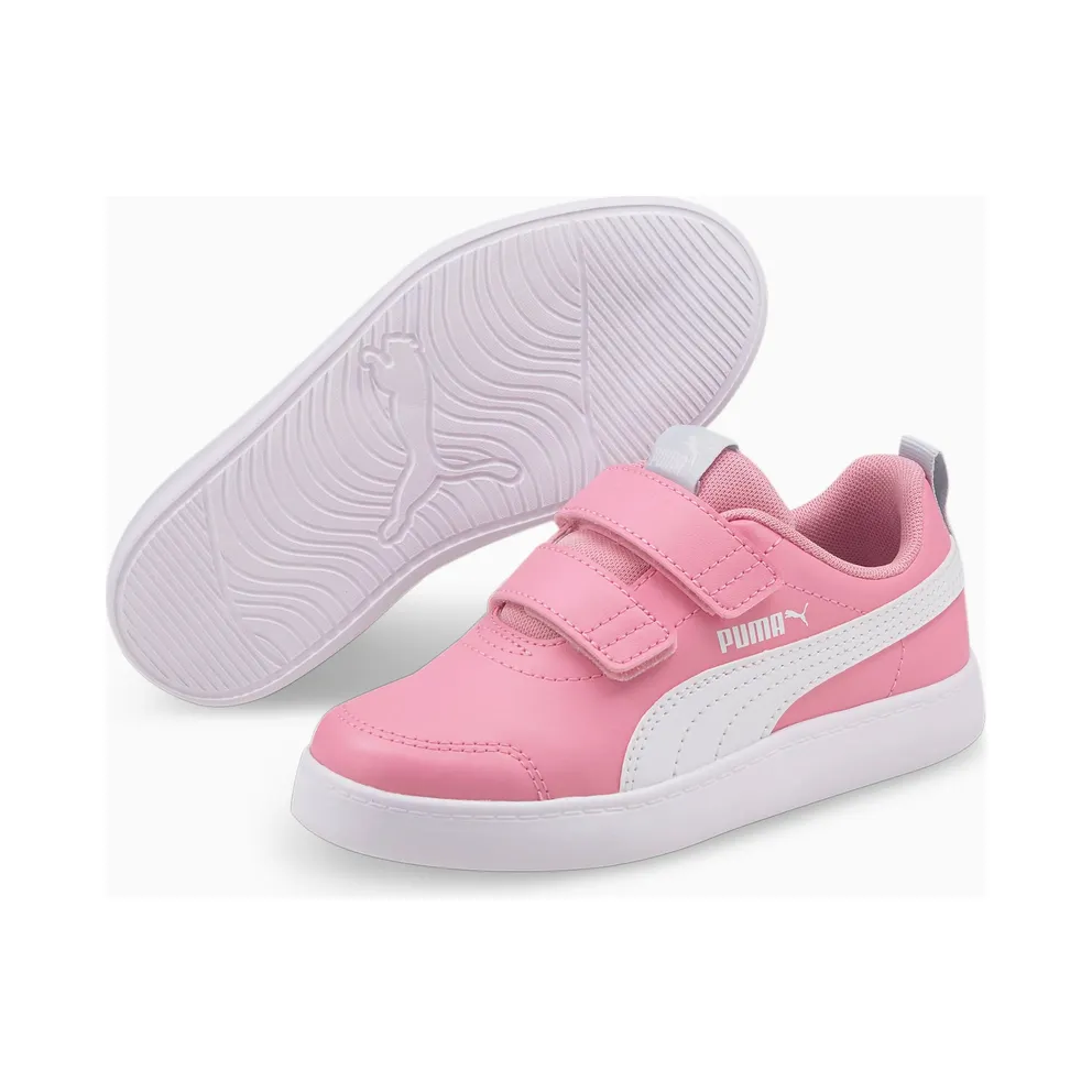PUMA Courtflex V2 Kids’ Prism Pink/White (371543-23)