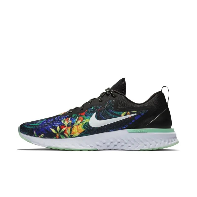 Nike  Odyssey React Floral Black Black/White-Green Glow (AV3255-001)