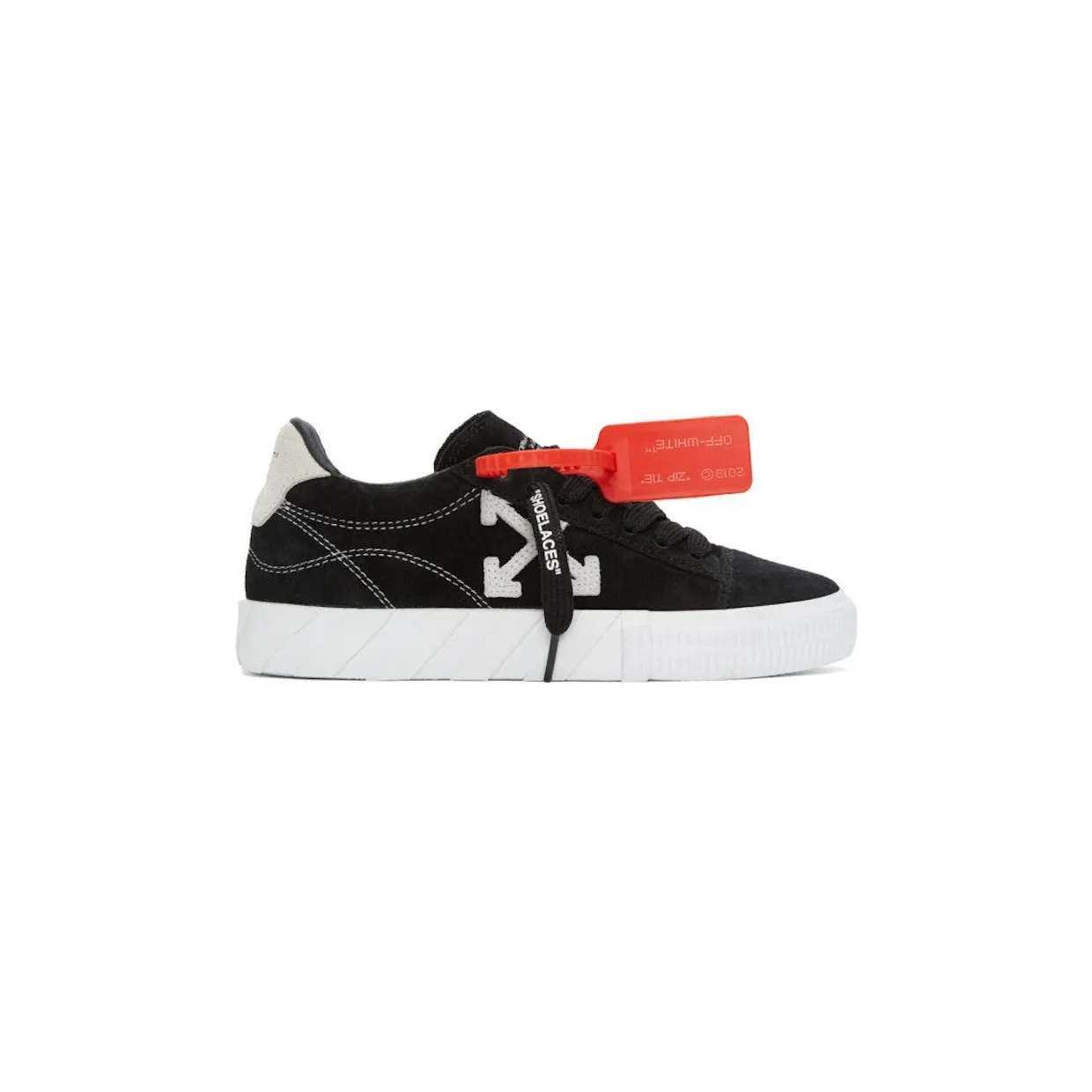 OFF-WHITE Vulc Low Black White Sole (OWIA216F20LEA0011001)
