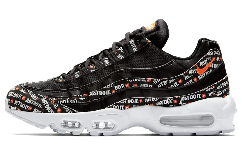 Nike Air Max 95 SE Just Do It – “Black / White / Total Orange” (AV6246-001)