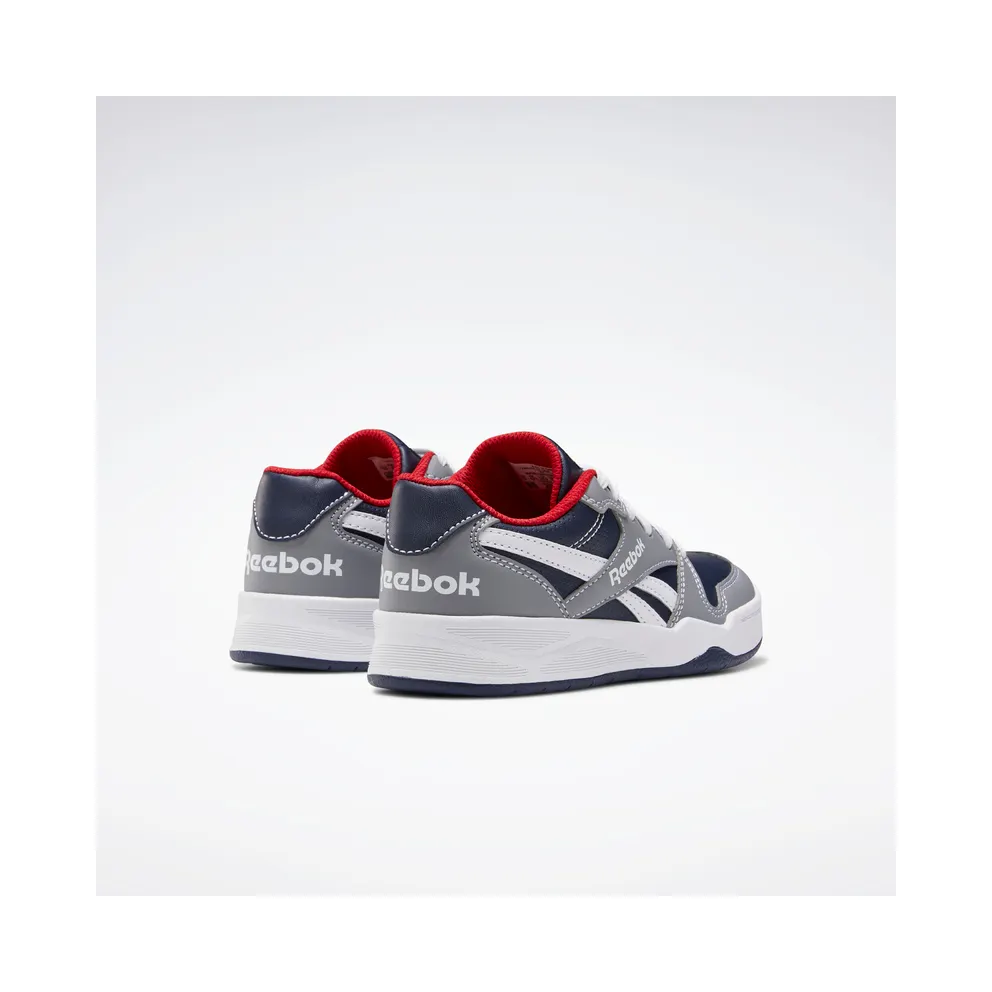 Adidas BB4500 Court Low Pure Grey 5 / Vector Navy / Vector Red (FY5141)