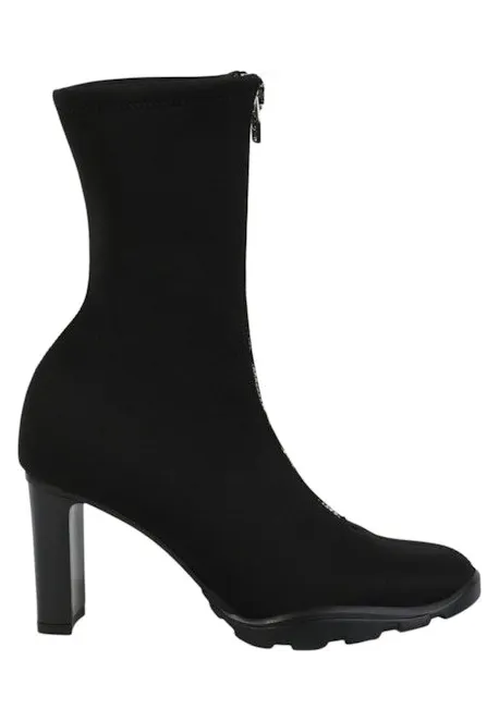 Alexander McQueen Zip-Up Ankle Boots Black (690812W4SQ01000)