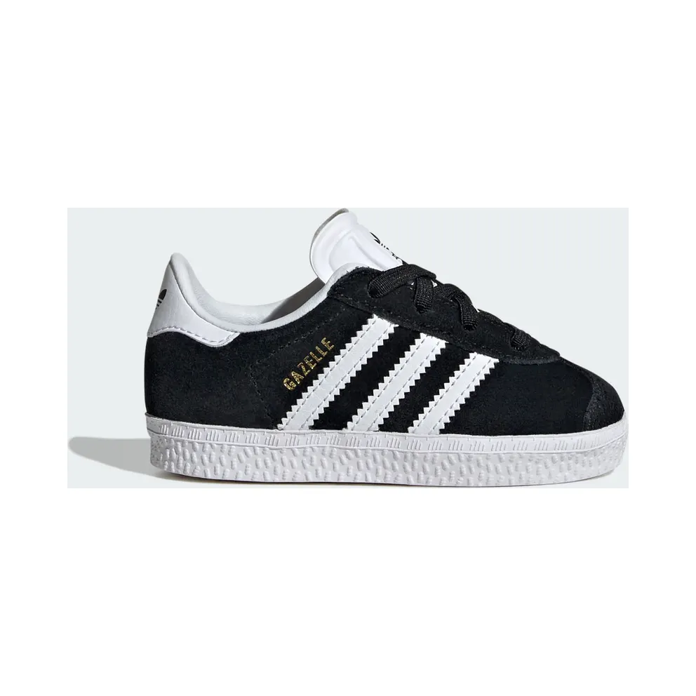 Adidas Gazelle Comfort Closure with Elastische Veters Kids Core Black / Cloud White / Cloud White (IH0338)