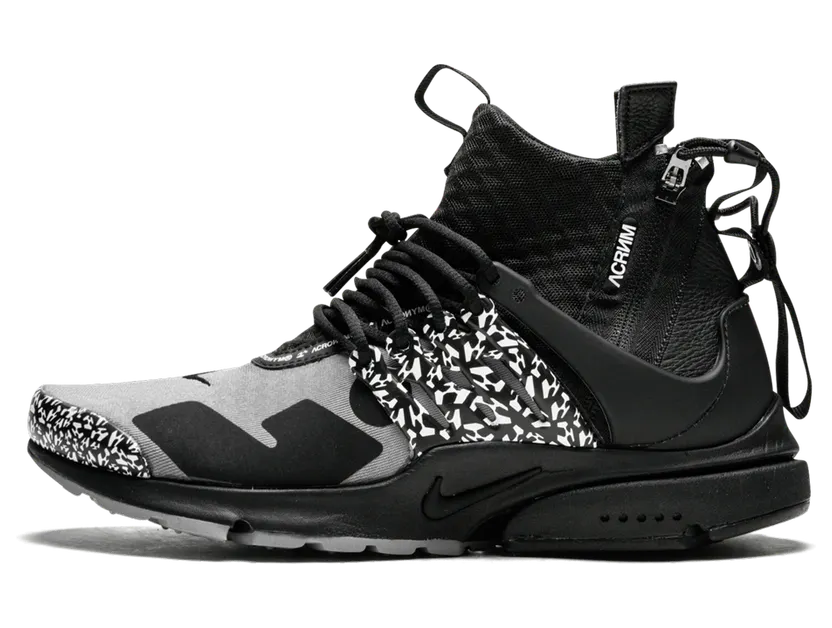 Nike x Acronym Air Presto Mid Cool Grey (2018) (AH7832-001)