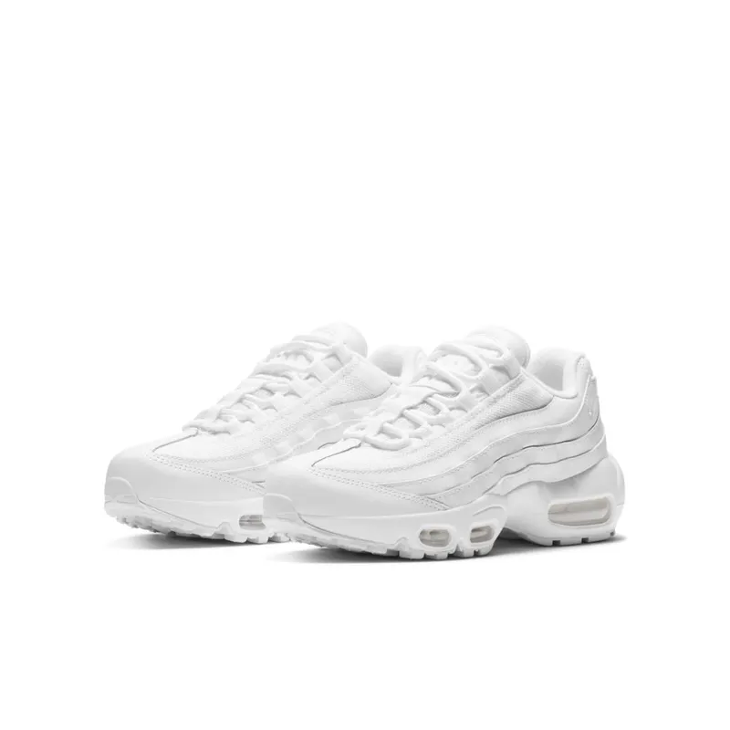 Nike Air Max 95 Recraft Triple White (GS) White/White-White-White (CJ3906-100)