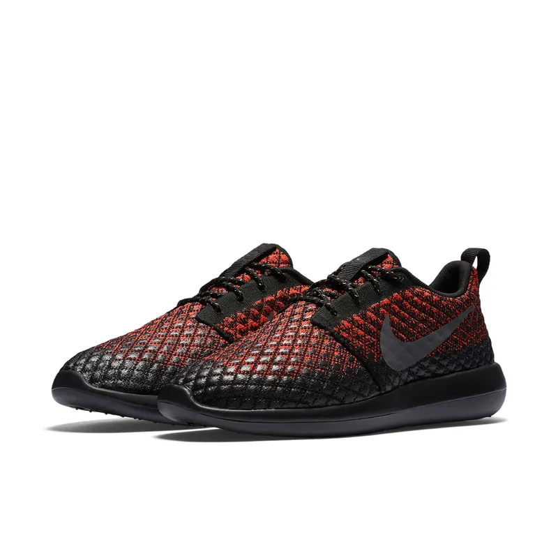 Nike Roshe Two Flyknit 365 Bright Crimson/Dark Grey (859535-600)