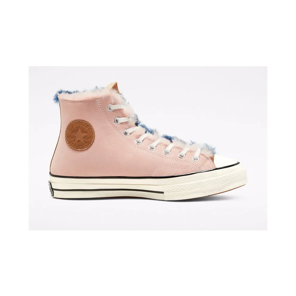Converse Chuck 70 Hi x Tri Panel Navy Shearling (166319C)