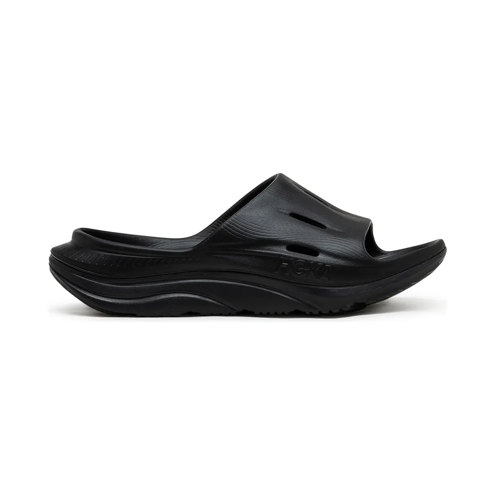 Hoka One Ora Recovery Slide 3 Black (1135061-BBLC)