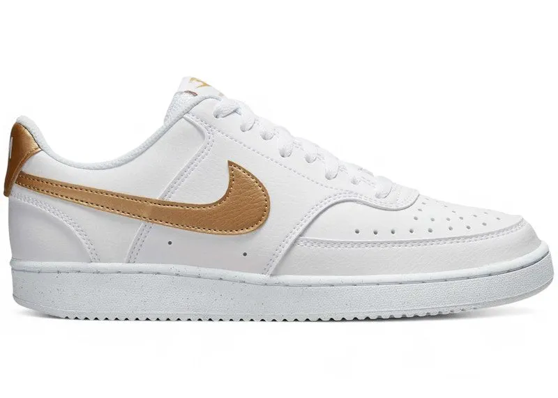Nike Court Vision Low Next Nature White Metallic Gold (DH3158-105)