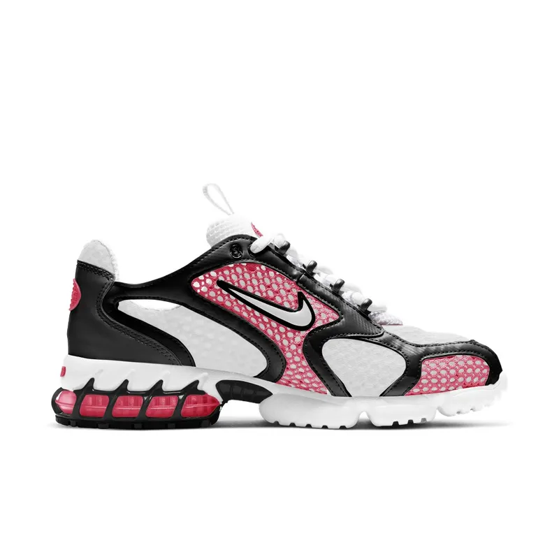 Nike Air Zoom Spiridon Cage 2 Flash Crimson (W) White/White-Flash Crimson-Black (CD3613-101)
