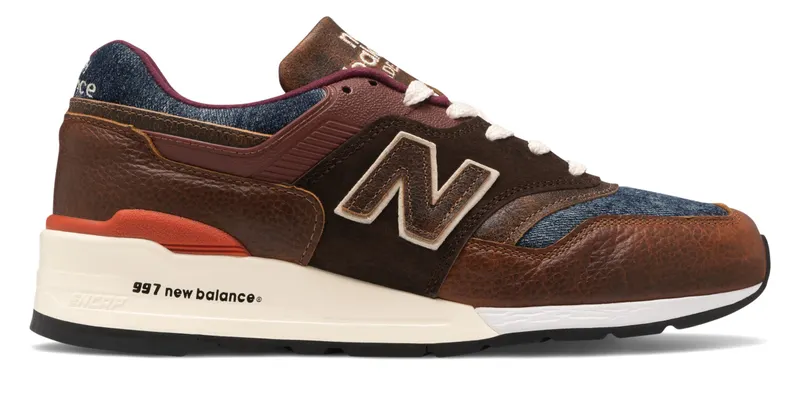 New Balance 997 Elevated Basics Brown/Blue (M997SOC)