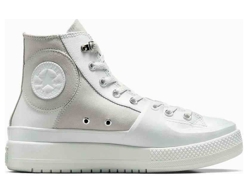 Converse Chuck Taylor All Star Construct Leather Moonbath/moonbath/zilver – “Wit” (A05615C)