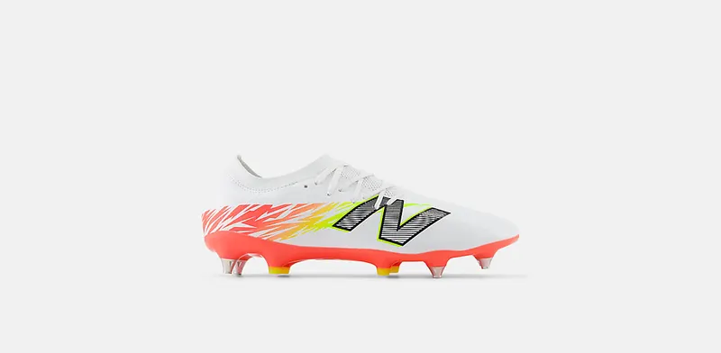 NEW BALANCE FURON PRO SG V8 “White / Energy Red / Hi-lite” (SF2SIB8)