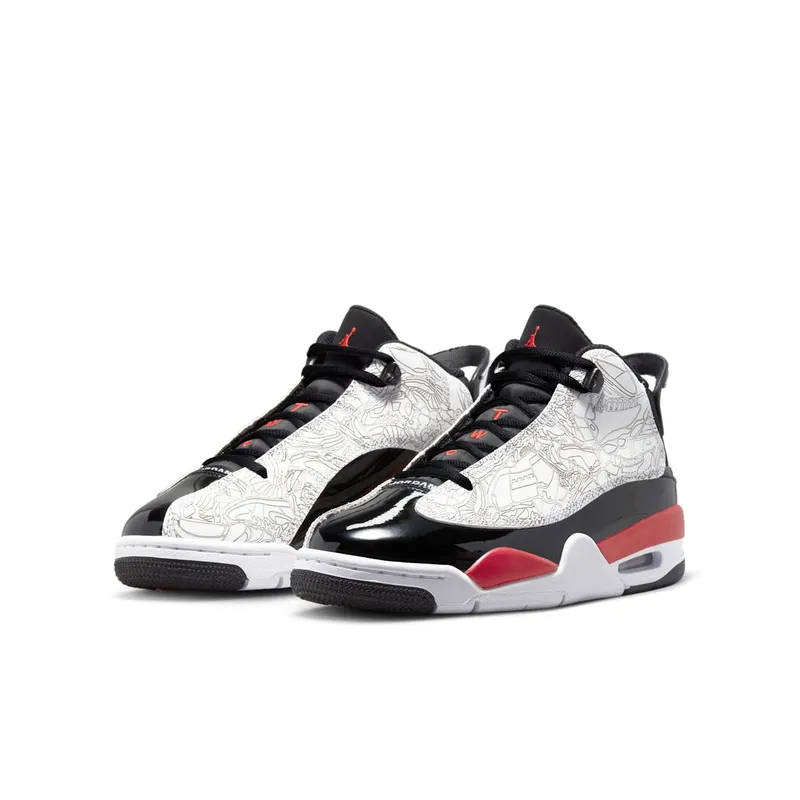 Jordan Dub Zero White Black Fire Red (DV1360-162)