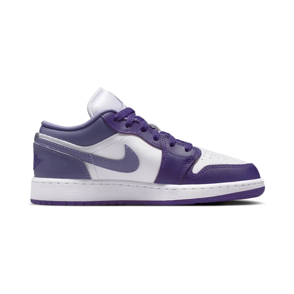 Air Jordan 1 Low GS “Purple / White” (553560-551)