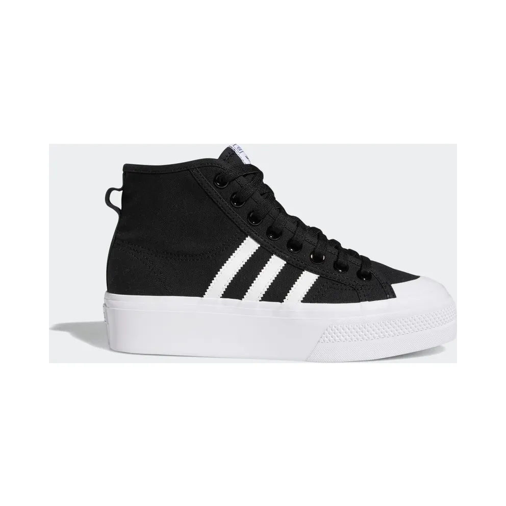 Adidas Nizza Platform Mid Core Black / Cloud White / Cloud White (FY2783)