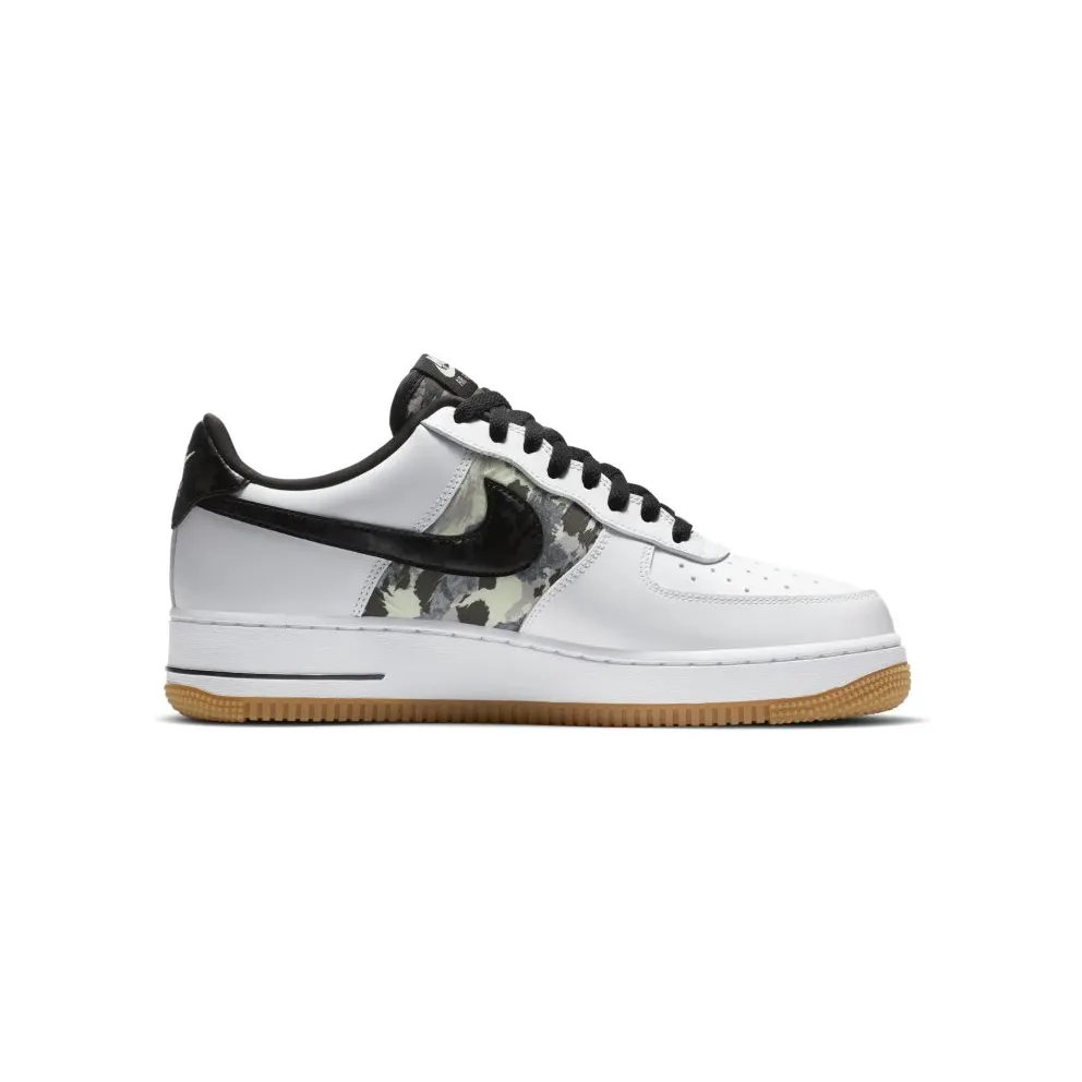 Nike Air Force 1 Low White Ripstop Camo Black Gum White/Black-Gum (CZ7891-100)