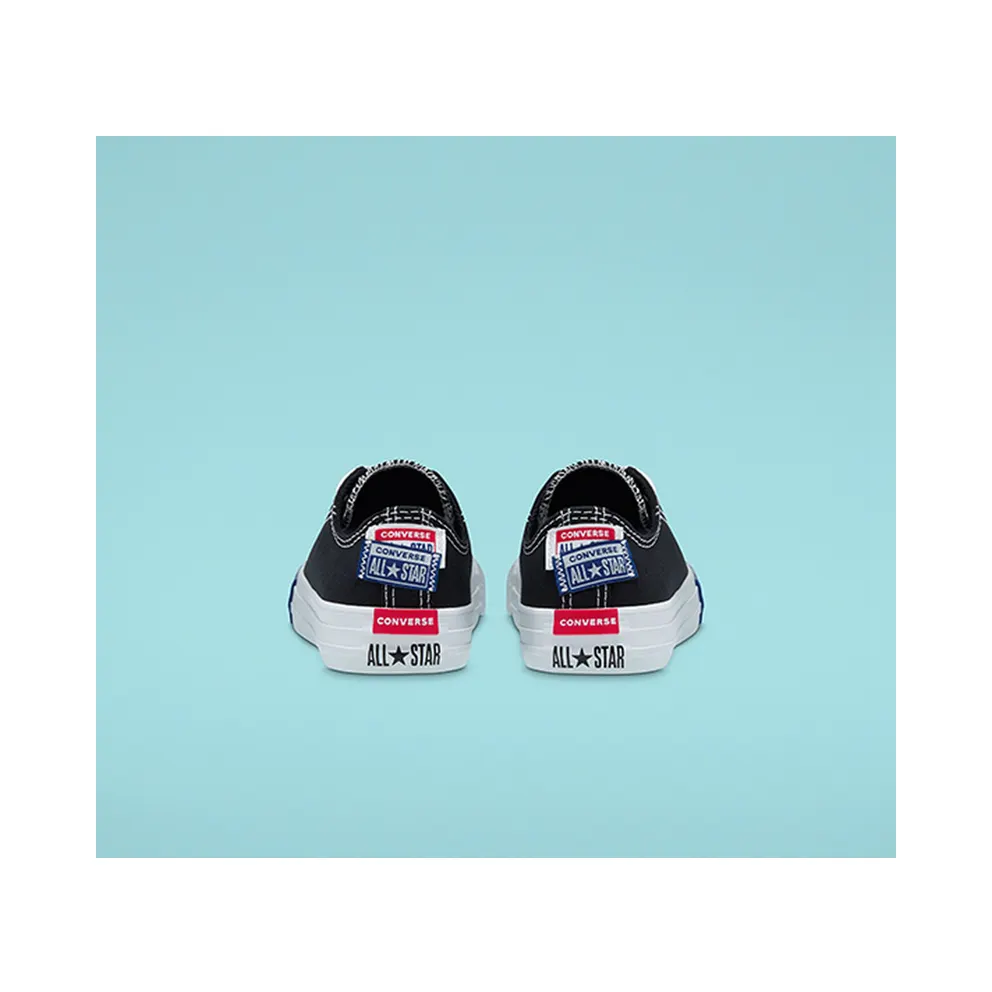 Converse Logo Play Chuck Taylor All Star Low Top Black/rush Blue/university Red (366992C)