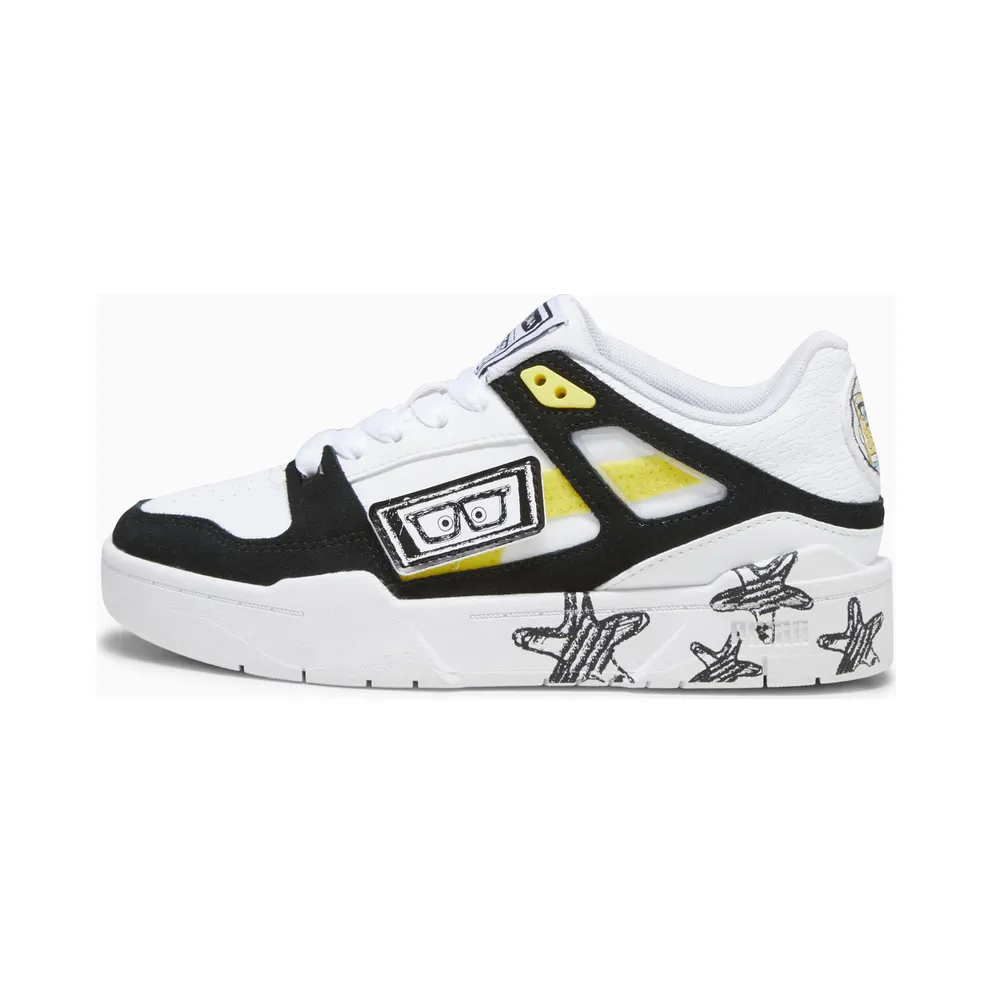 Puma x SPONGEBOB SCHWAMMKOPF Slipstream Teenager Schwarz (393893-01)