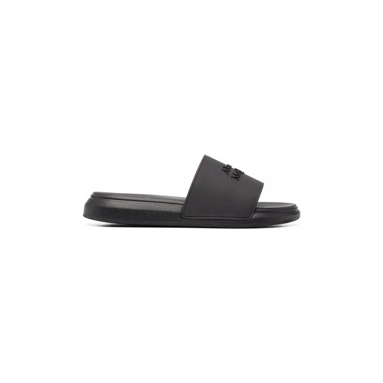 Alexander McQueen Pool Slide Black FW21 (663564W4QS01000)