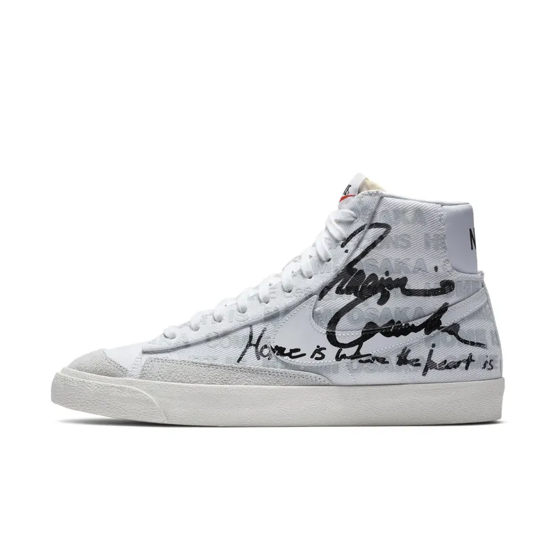 Nike Blazer Mid Comme des Garcons x Naomi Osaka White/Pure Platinum-Sail-Black (DA5383-100)