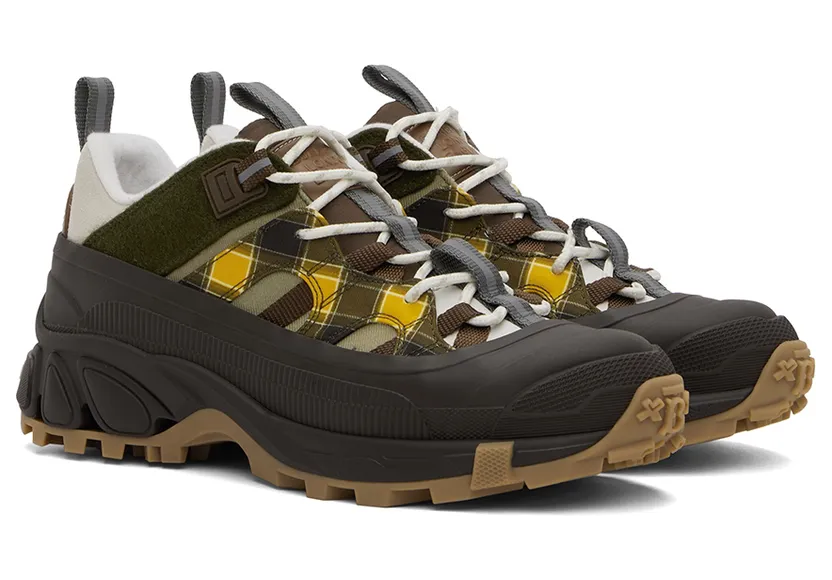Burberry Brown Arthur Low-Top Sneakers (8050932) (4)