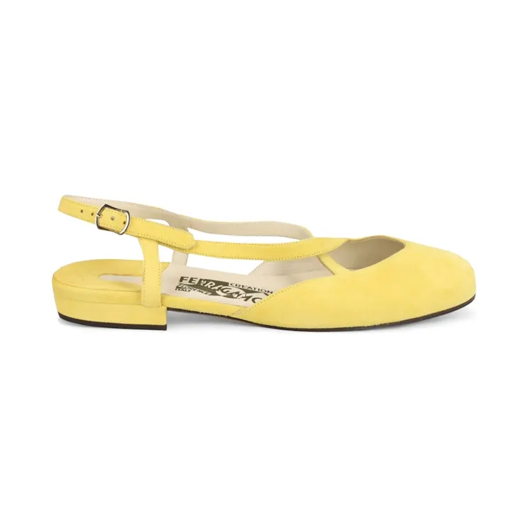 Ferragamo Oxalia Archive Limited Edition 1950’s Flats Yellow (01C108-685400-M)